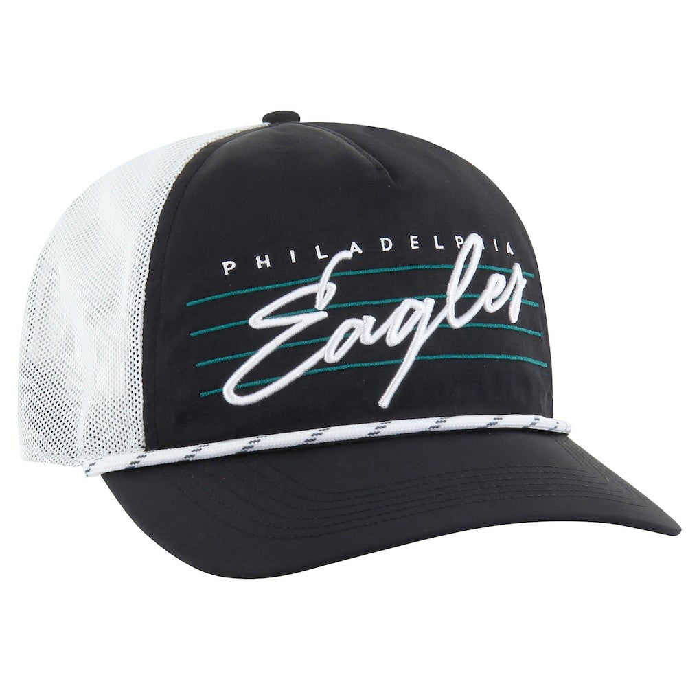 Philadelphia Eagles '47 Downburst Relaxed Hitch Trucker Adjustable Hat | NFL US