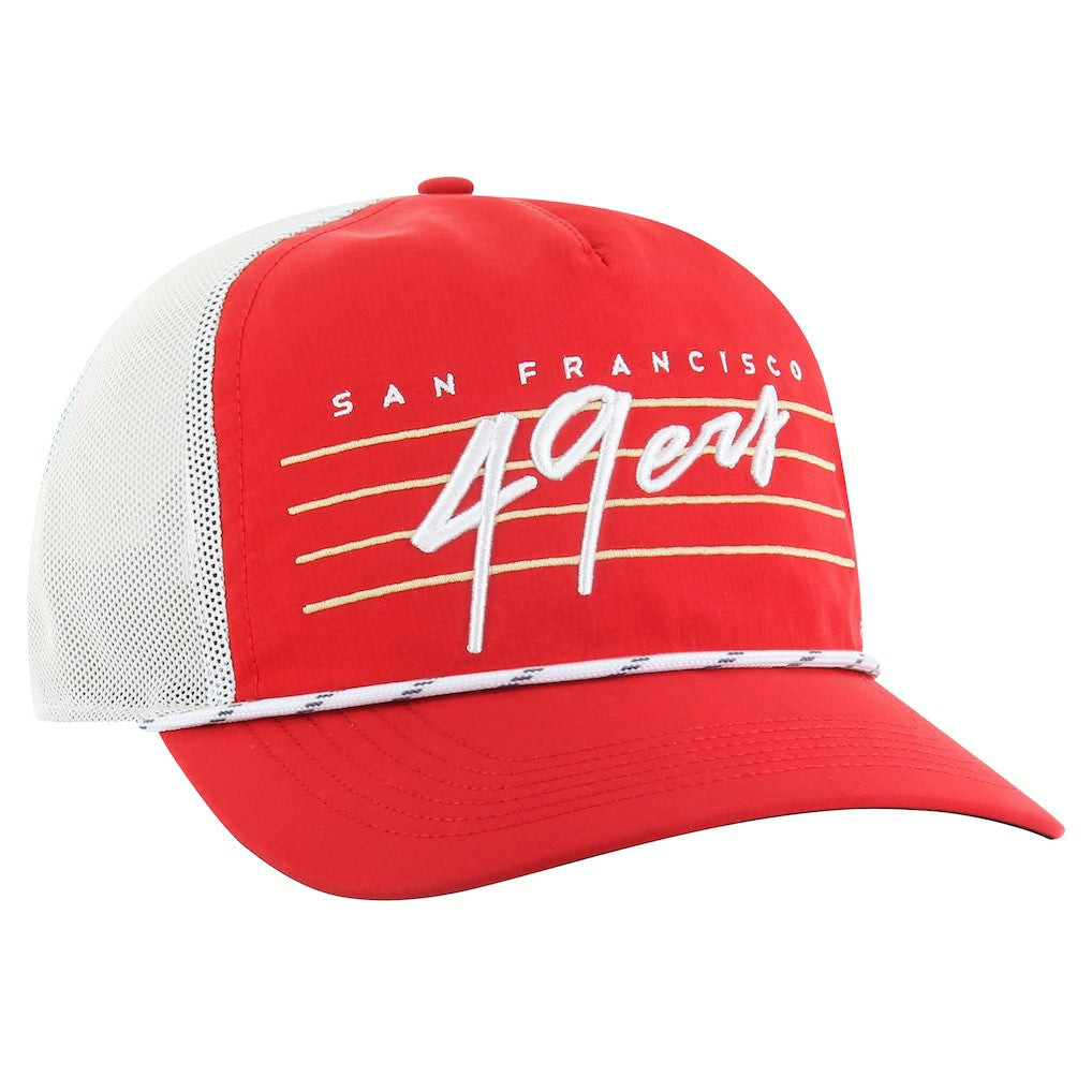 San Francisco 49ers '47 Downburst Relaxed Hitch Trucker Adjustable Hat | NFL Discount
