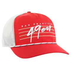 San Francisco 49ers '47 Downburst Relaxed Hitch Trucker Adjustable Hat | NFL Discount