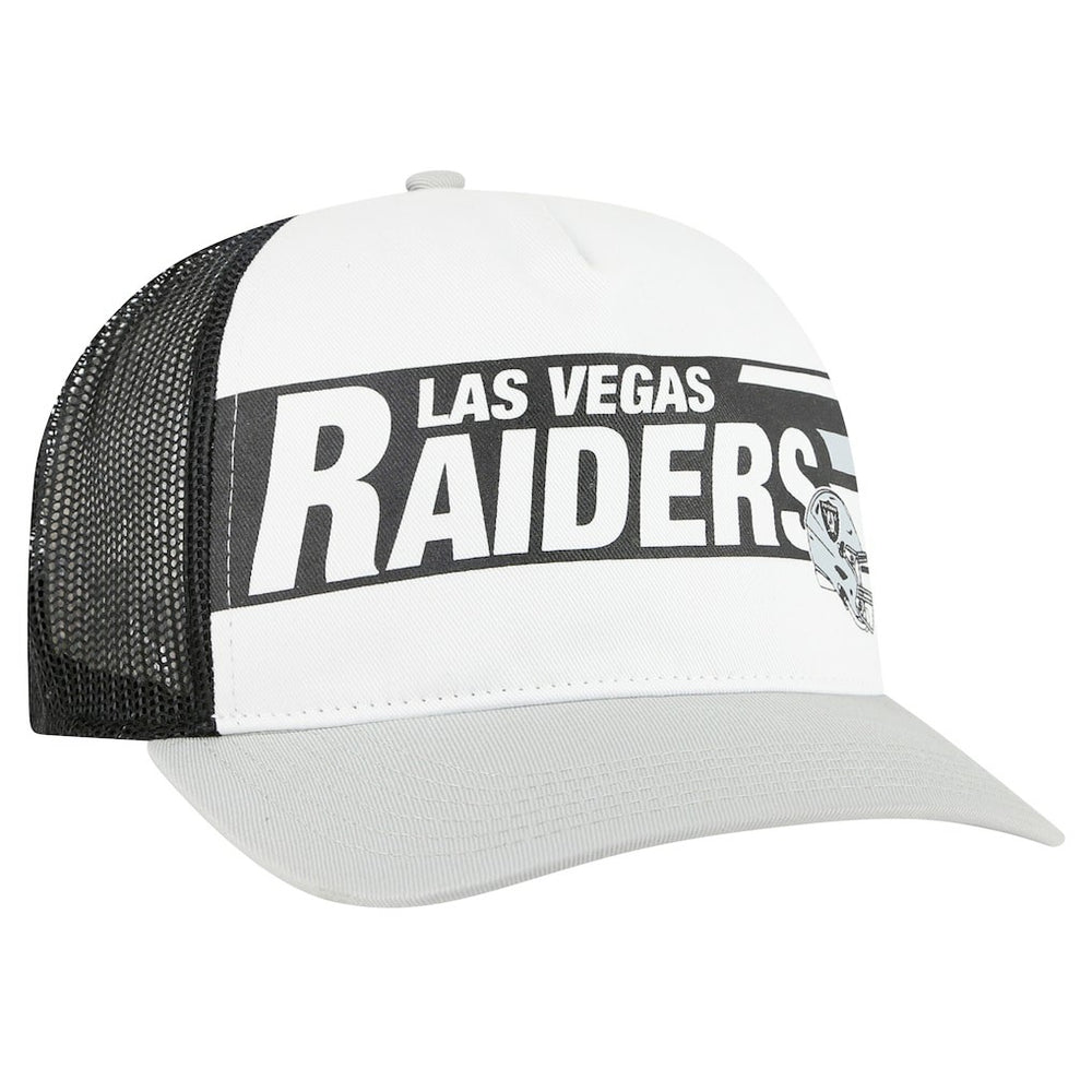 Las Vegas Raiders '47 Stack Line Hitch Trucker Adjustable Hat | NFL Discount