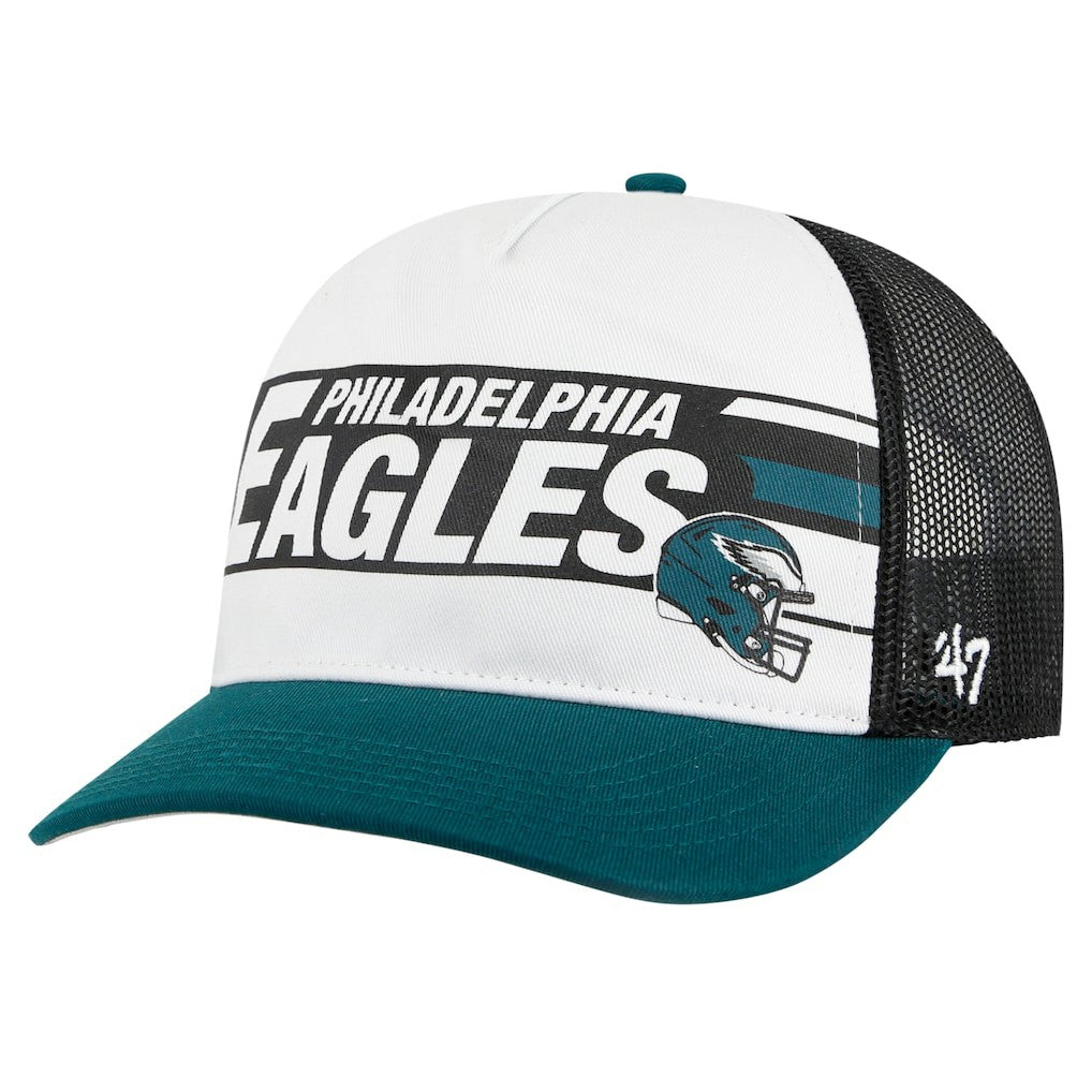 Philadelphia Eagles '47 Stack Line Hitch Trucker Adjustable Hat | NFL Discount