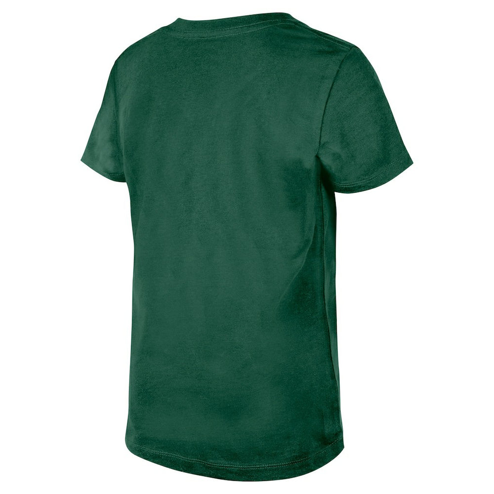 New York Jets Girls Youth Flip Sequin V-Neck T-Shirt | NFL Outlet