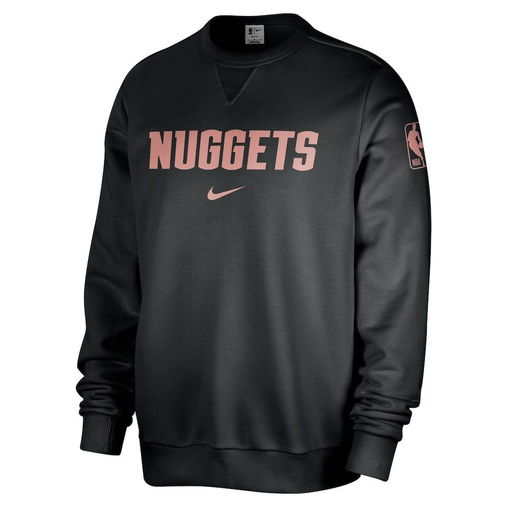 Black Denver Nuggets Courtside Standard Issue Performance Pullover Sweatshirt sale | NBA