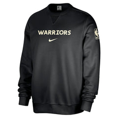 Black Golden State Warriors Courtside Standard Issue Performance Pullover Sweatshirt sale | NBA