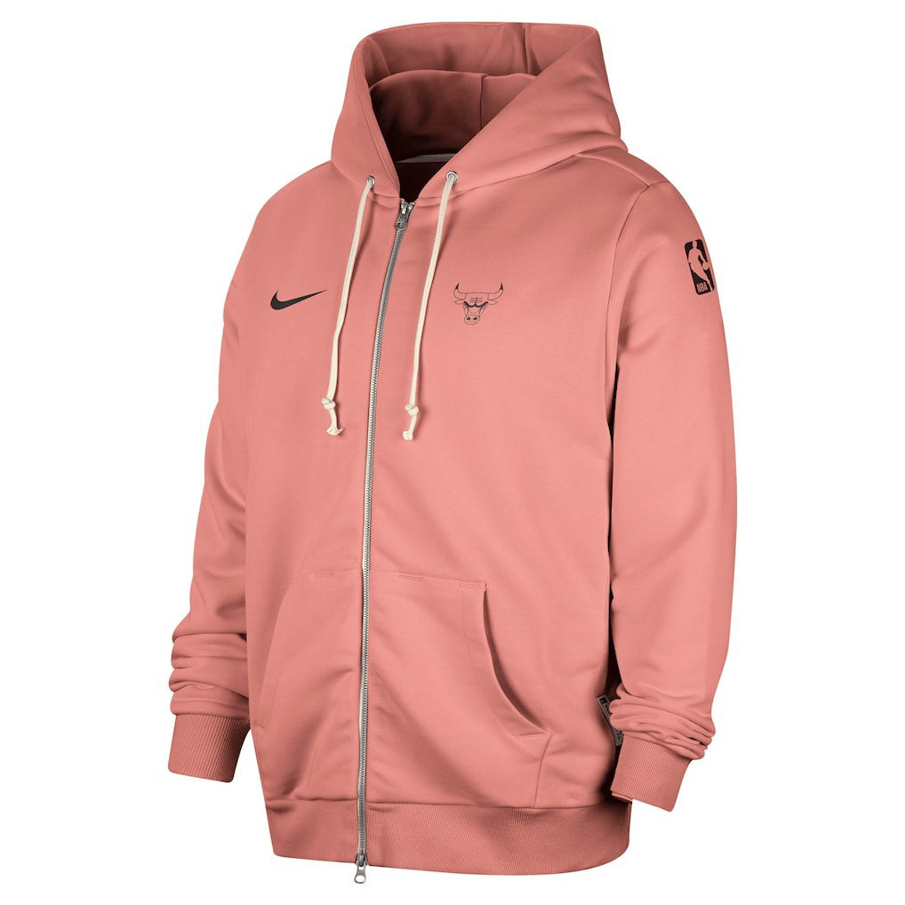 Red Chicago Bulls Authentic Standard Issue Full-Zip Hoodie Jacket | NBA