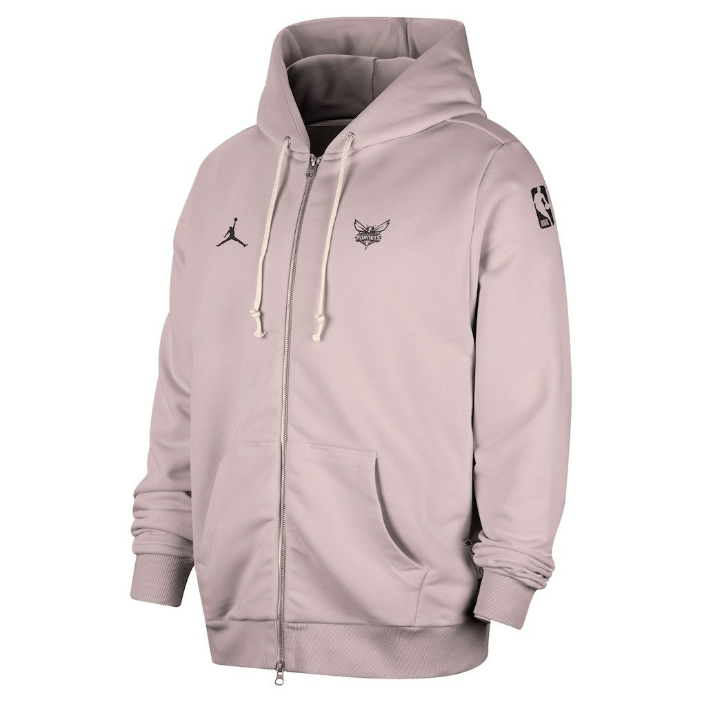 Light Purple Charlotte Hornets Jordan Brand Authentic Standard Issue Full-Zip Hoodie Jacket | NBA