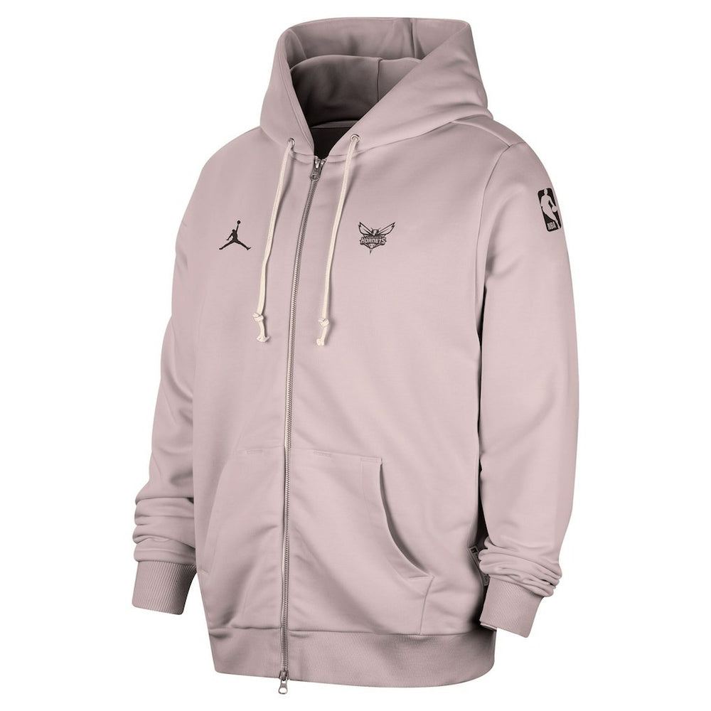 Light Purple Charlotte Hornets Jordan Brand Authentic Standard Issue Full-Zip Hoodie Jacket | NBA