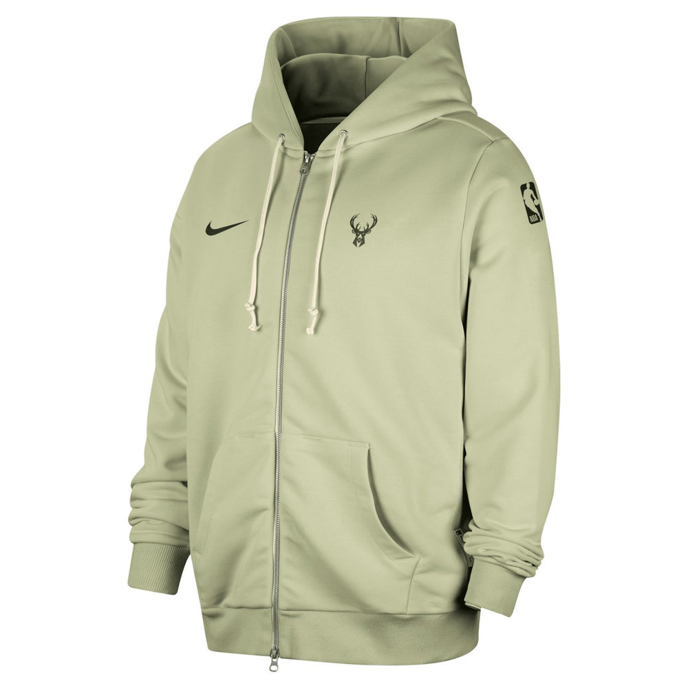 Green Milwaukee Bucks Authentic Standard Issue Full-Zip Hoodie Jacket | NBA