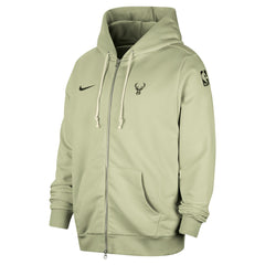 Green Milwaukee Bucks Authentic Standard Issue Full-Zip Hoodie Jacket | NBA