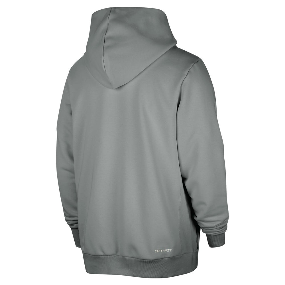 Gray San Antonio Spurs Authentic Standard Issue Full-Zip Hoodie Jacket | NBA