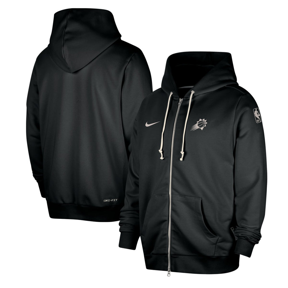 Black Phoenix Suns Authentic Standard Issue Full-Zip Hoodie Jacket | NBA