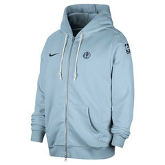 Light Blue Dallas Mavericks Authentic Standard Issue Full-Zip Hoodie Jacket sale | NBA