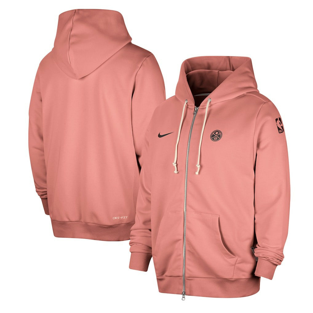 Red Denver Nuggets Authentic Standard Issue Full-Zip Hoodie Jacket sale | NBA