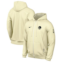Gray Golden State Warriors Authentic Standard Issue Full-Zip Hoodie Jacket sale | NBA