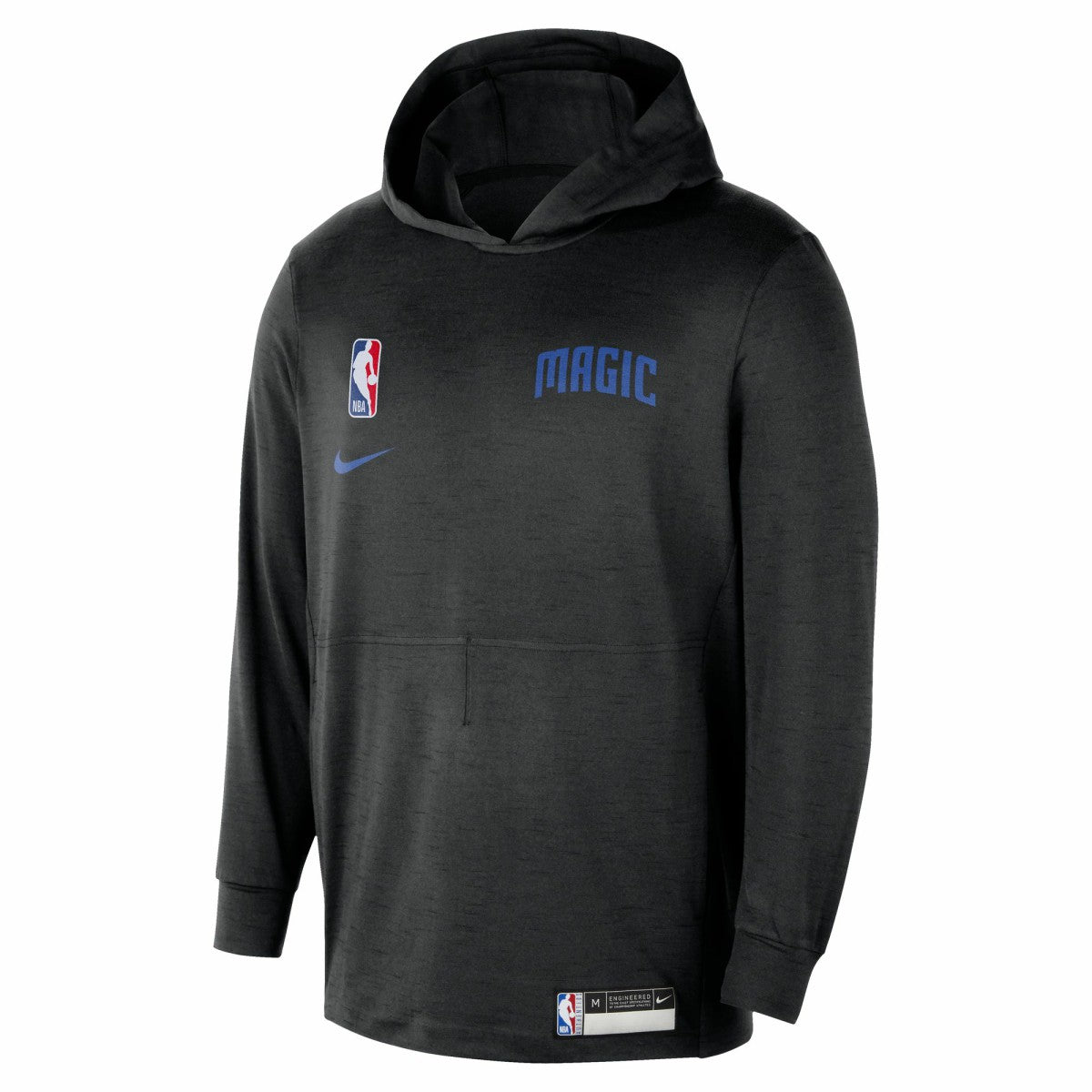 Black Orlando Magic 2024/25 On-Court Authentic Practice Yoga Restore Lightweight Pullover Hoodie | NBA