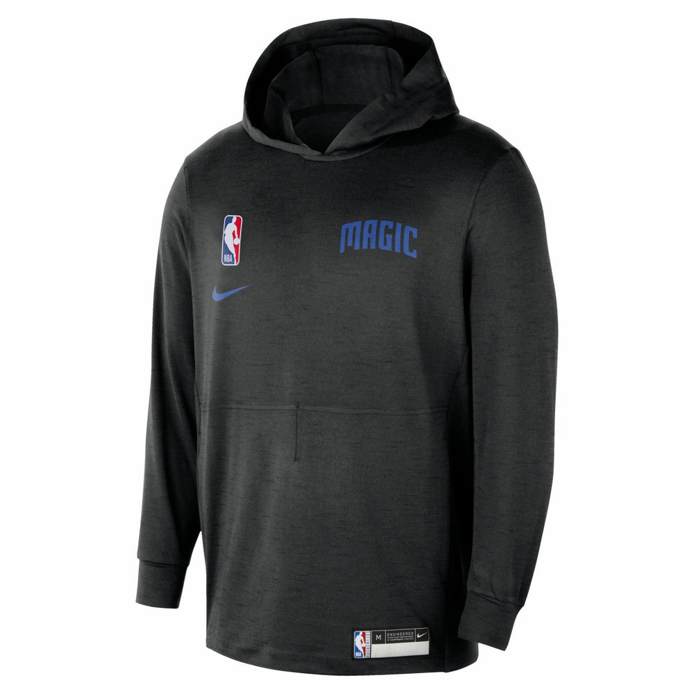 Black Orlando Magic 2024/25 On-Court Authentic Practice Yoga Restore Lightweight Pullover Hoodie | NBA