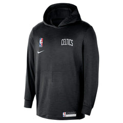 Black Boston Celtics 2024/25 On-Court Authentic Practice Yoga Restore Lightweight Pullover Hoodie | NBA