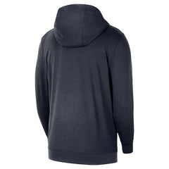 Navy Golden State Warriors 2024/25 On-Court Authentic Practice Yoga Restore Lightweight Pullover Hoodie | NBA