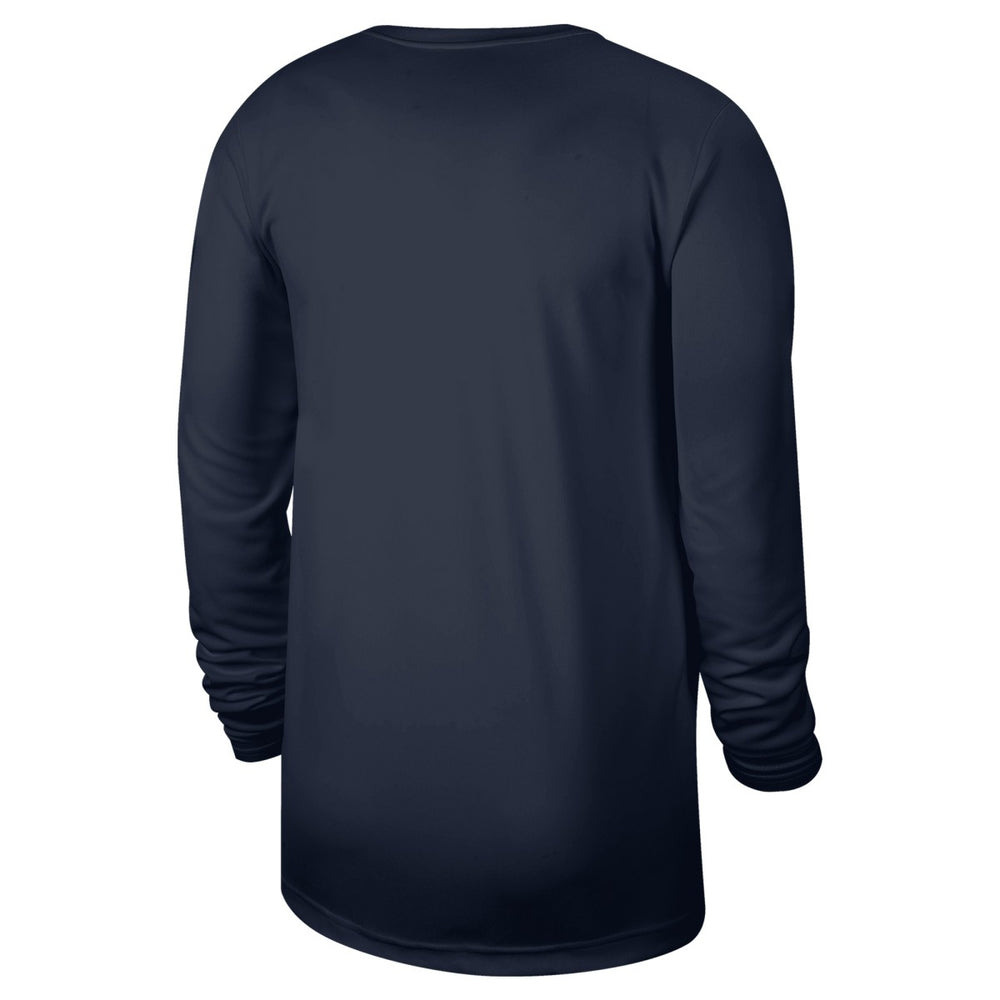 Navy Washington Wizards 2024/25 Legend On-Court Practice Long Sleeve T-Shirt | NBA