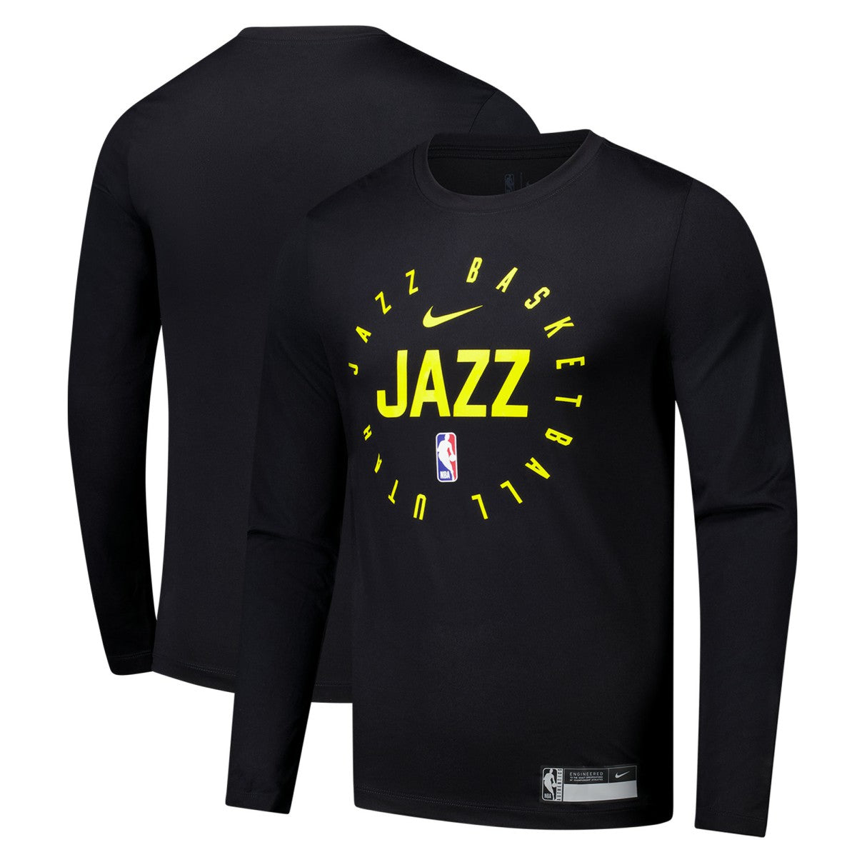 Black Utah Jazz 2024/25 Legend On-Court Practice Long Sleeve T-Shirt | NBA