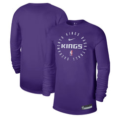 Purple Sacramento Kings 2024/25 Legend On-Court Practice Long Sleeve T-Shirt | NBA