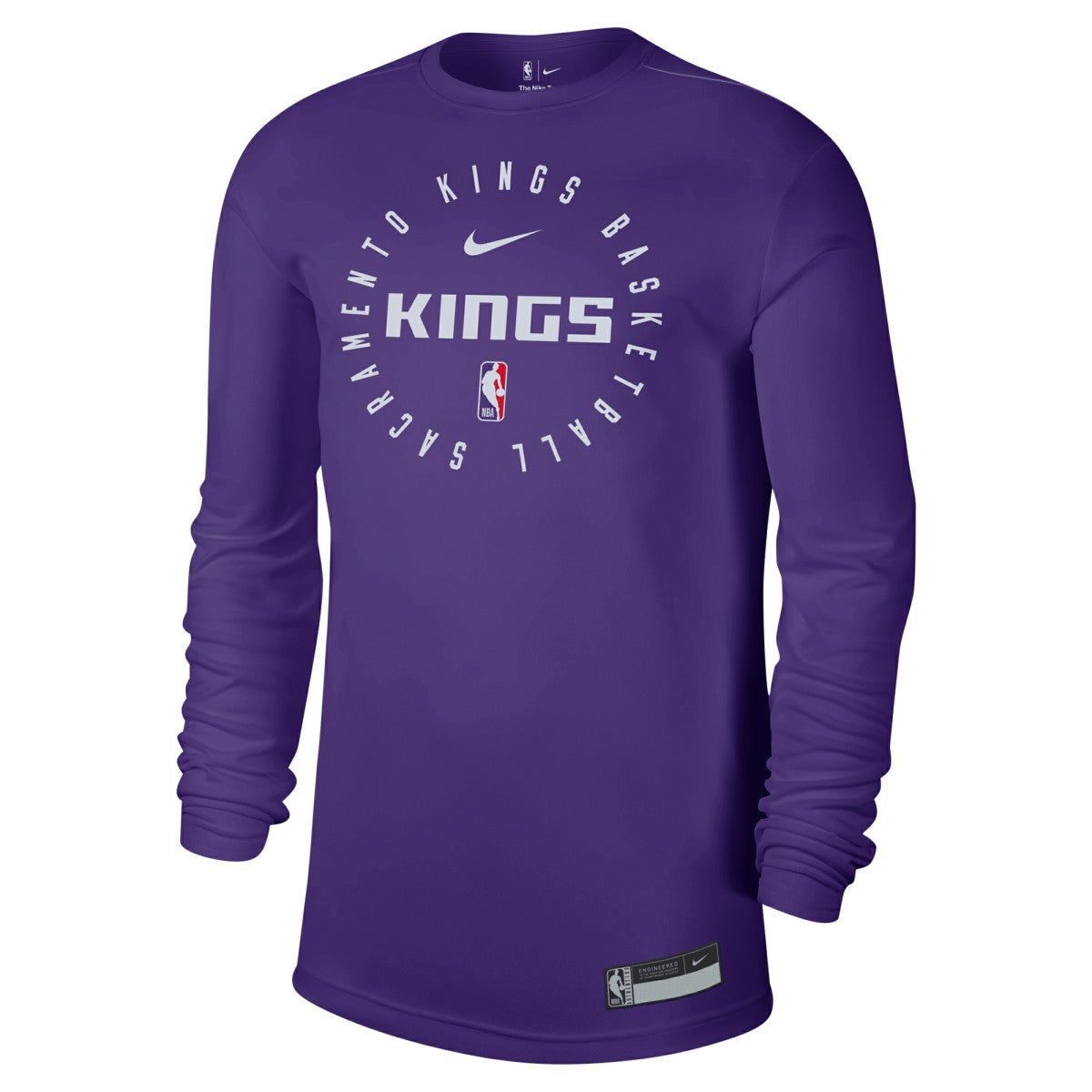 Purple Sacramento Kings 2024/25 Legend On-Court Practice Long Sleeve T-Shirt | NBA