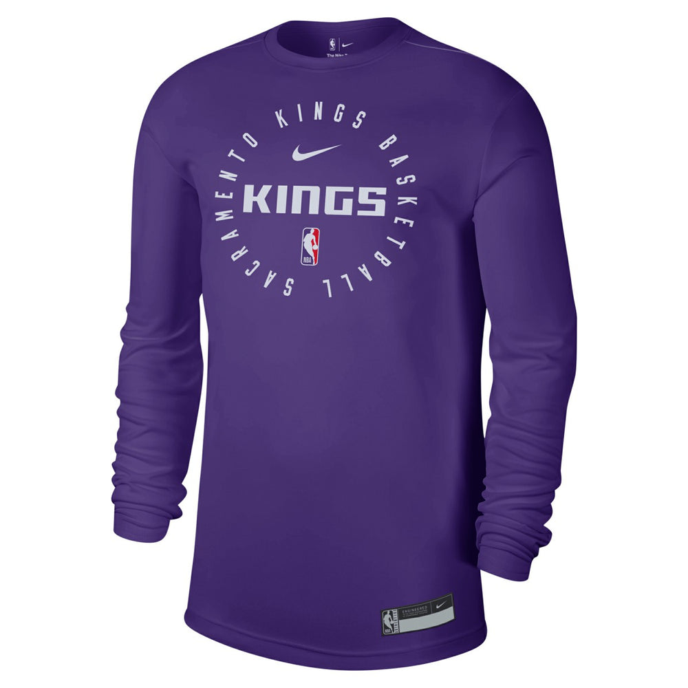 Purple Sacramento Kings 2024/25 Legend On-Court Practice Long Sleeve T-Shirt | NBA