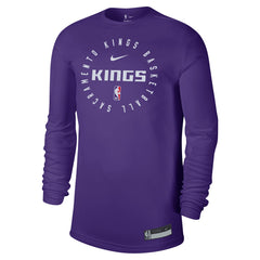 Purple Sacramento Kings 2024/25 Legend On-Court Practice Long Sleeve T-Shirt | NBA