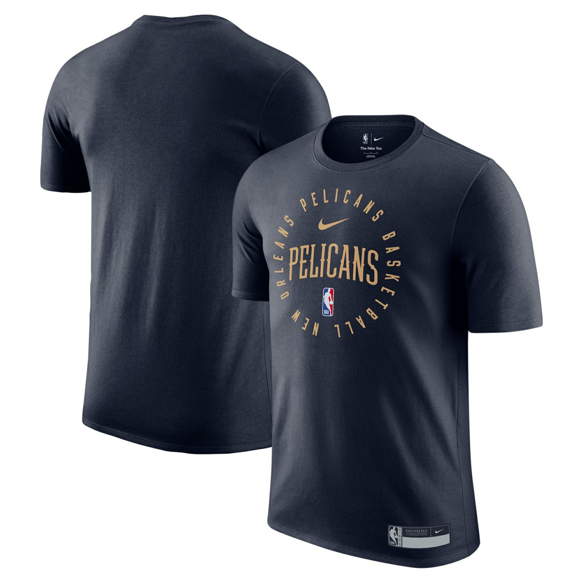 Navy New Orleans Pelicans 2024/25 Legend On-Court Practice Performance T-Shirt | NBA