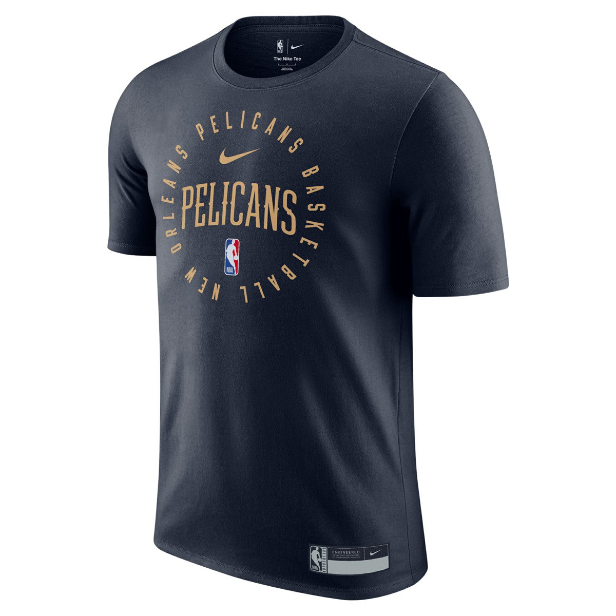 Navy New Orleans Pelicans 2024/25 Legend On-Court Practice Performance T-Shirt | NBA