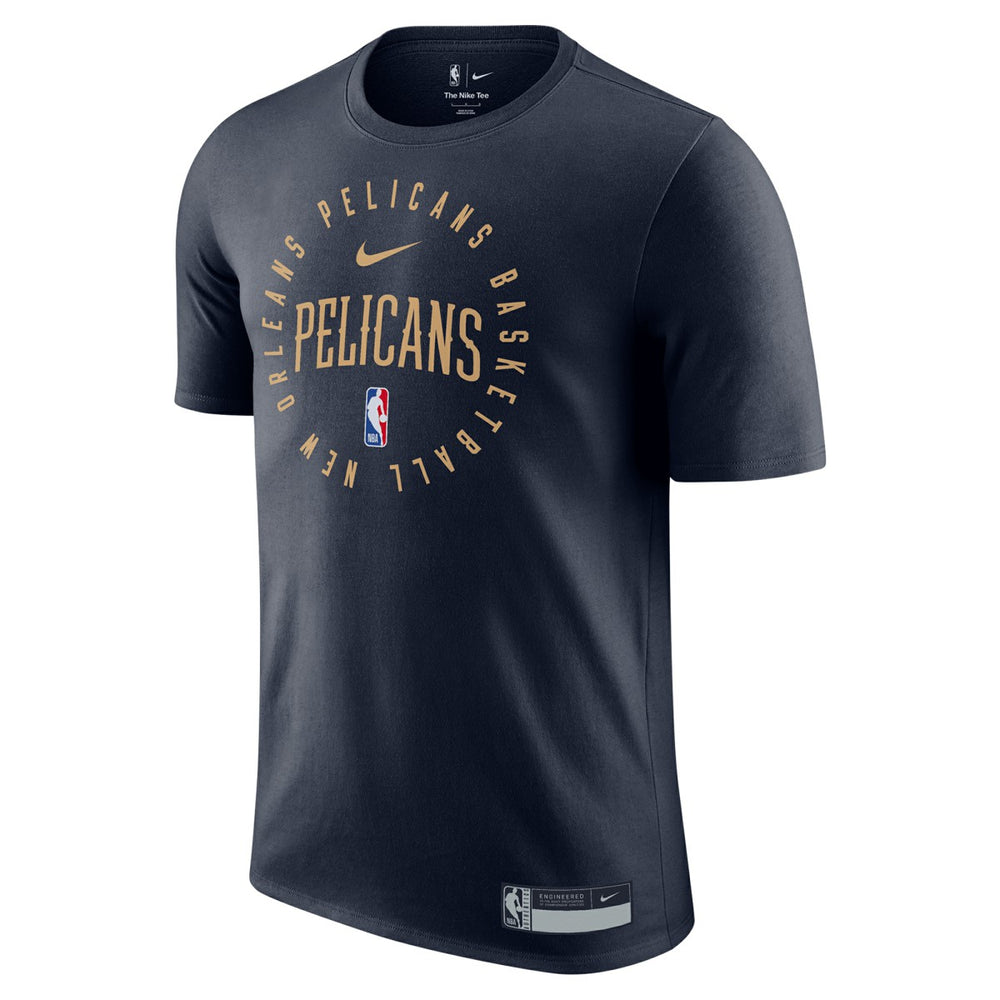 Navy New Orleans Pelicans 2024/25 Legend On-Court Practice Performance T-Shirt | NBA