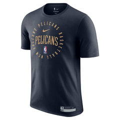 Navy New Orleans Pelicans 2024/25 Legend On-Court Practice Performance T-Shirt | NBA