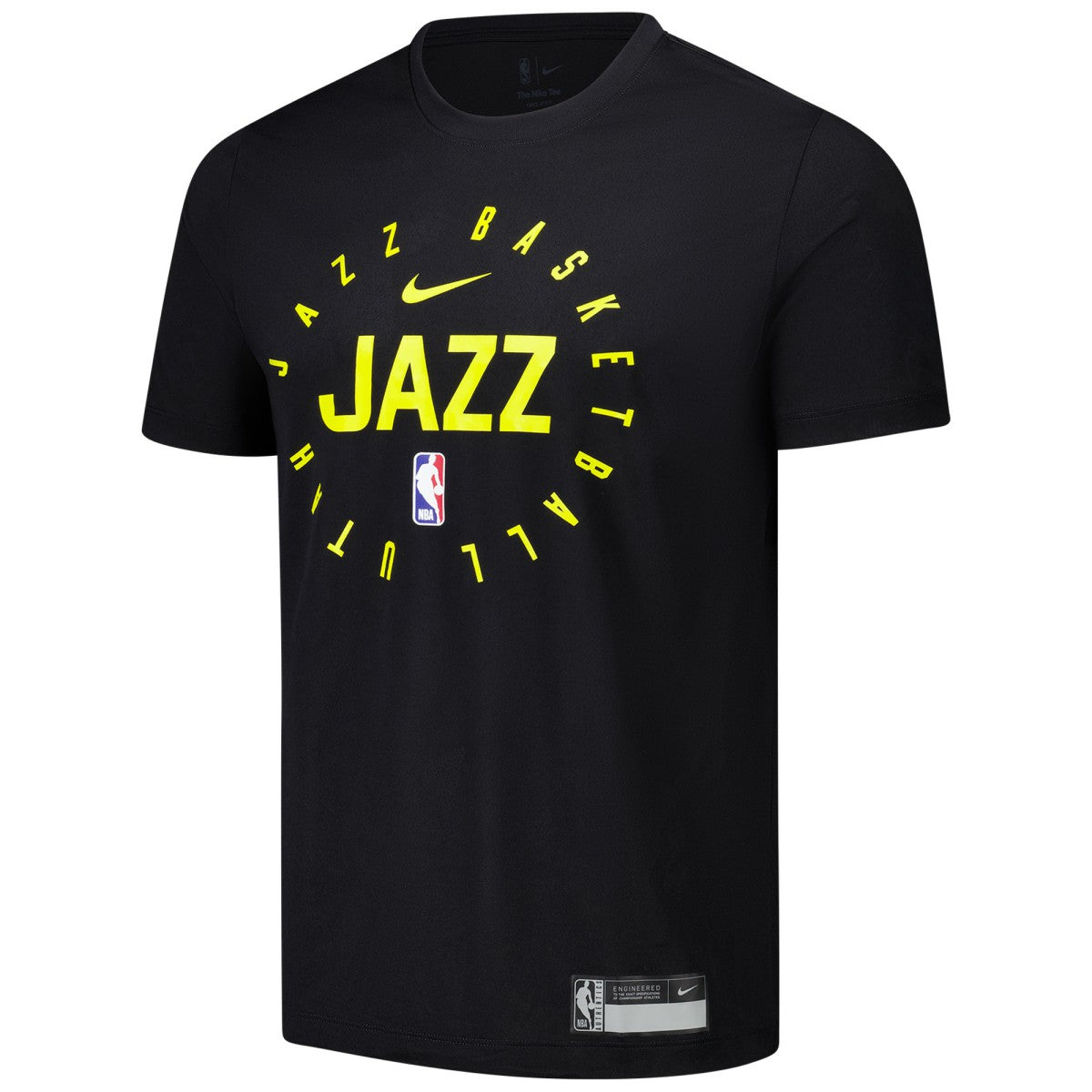 Black Utah Jazz 2024/25 Legend On-Court Practice Performance T-Shirt | NBA