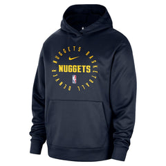 Navy Denver Nuggets 2024/25 Spotlight On-Court Practice Performance Pullover Hoodie sale | NBA