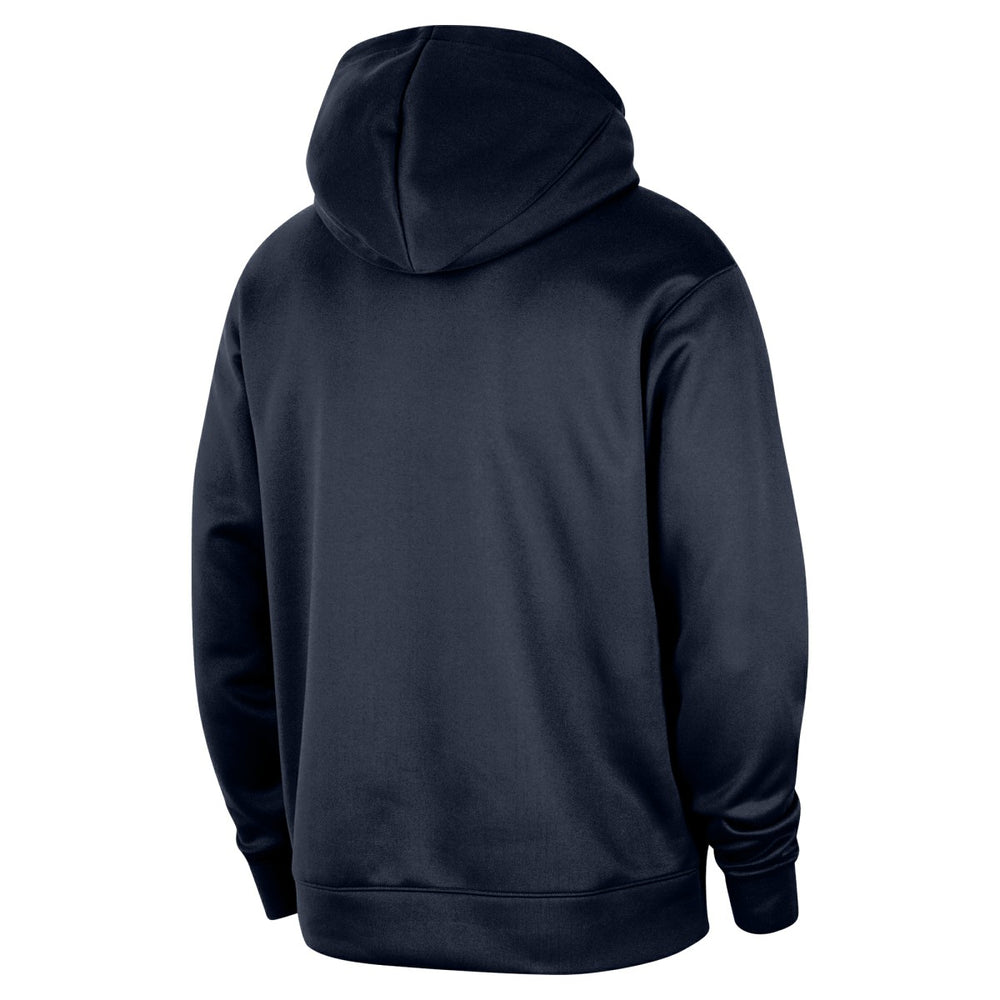 Navy Memphis Grizzlies 2024/25 Spotlight On-Court Practice Performance Pullover Hoodie | NBA