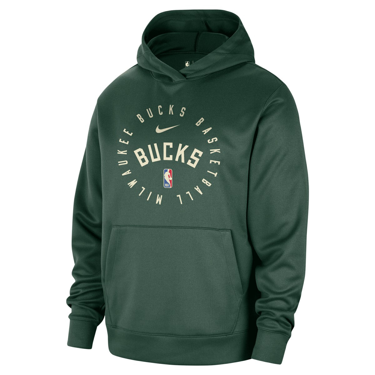 Hunter Green Milwaukee Bucks 2024/25 Spotlight On-Court Practice Performance Pullover Hoodie | NBA