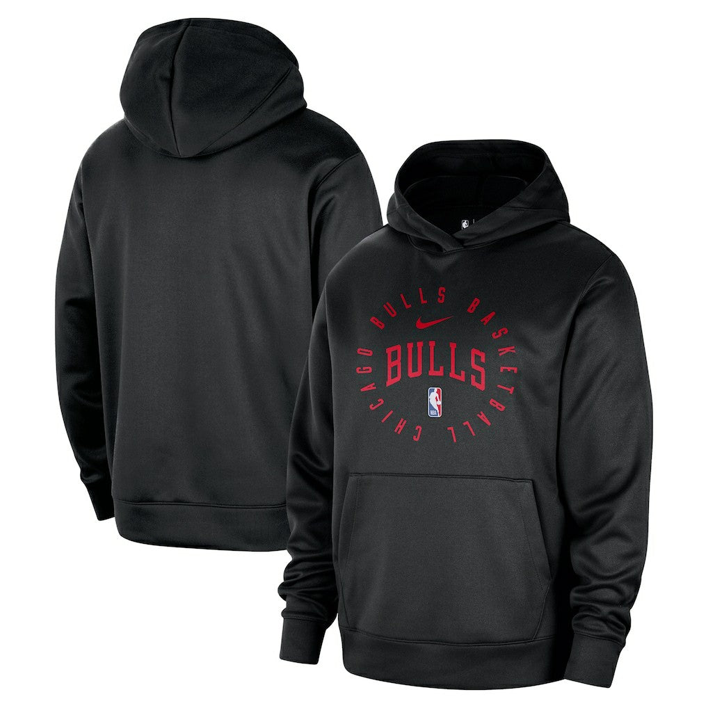 Black Chicago Bulls 2024/25 Spotlight On-Court Practice Performance Pullover Hoodie | NBA