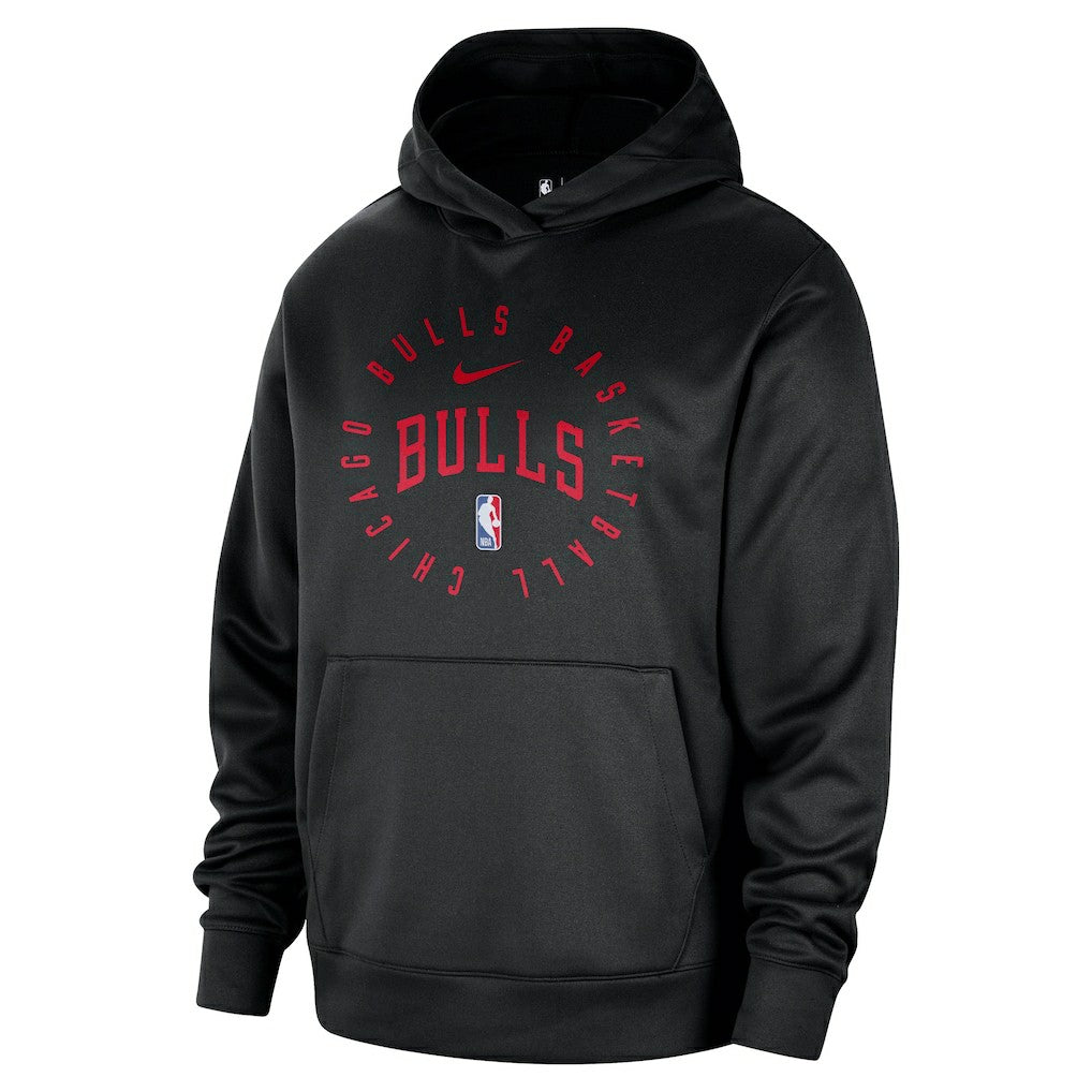 Black Chicago Bulls 2024/25 Spotlight On-Court Practice Performance Pullover Hoodie | NBA