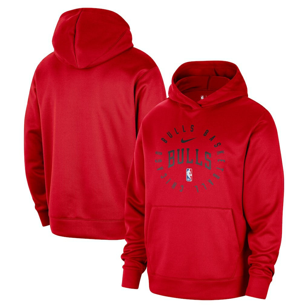 Red Chicago Bulls 2024/25 Spotlight On-Court Practice Performance Pullover Hoodie | NBA