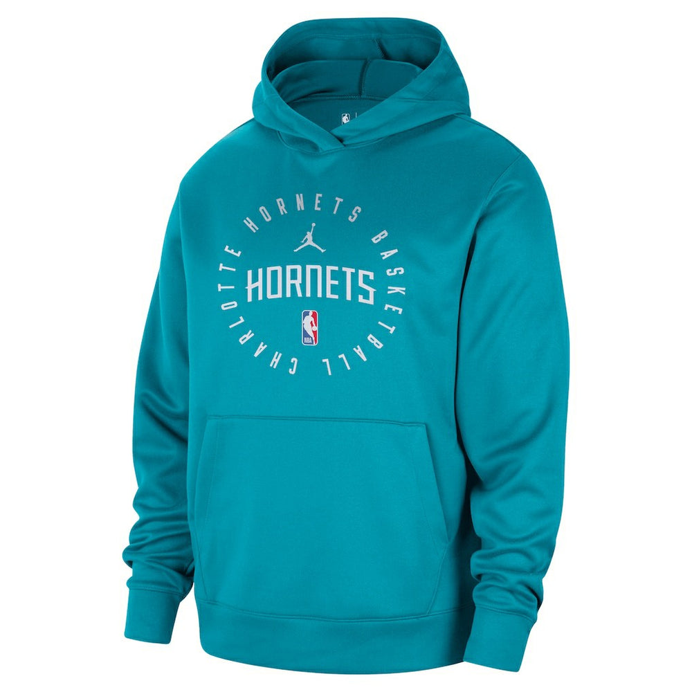 Teal Charlotte Hornets Jordan Brand 2024/25 Spotlight On-Court Practice Performance Pullover Hoodie | NBA