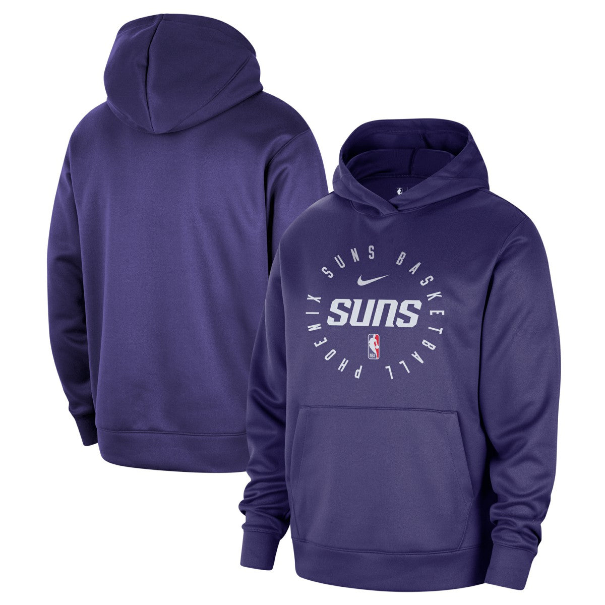 Purple Phoenix Suns 2024/25 Spotlight On-Court Practice Performance Pullover Hoodie | NBA