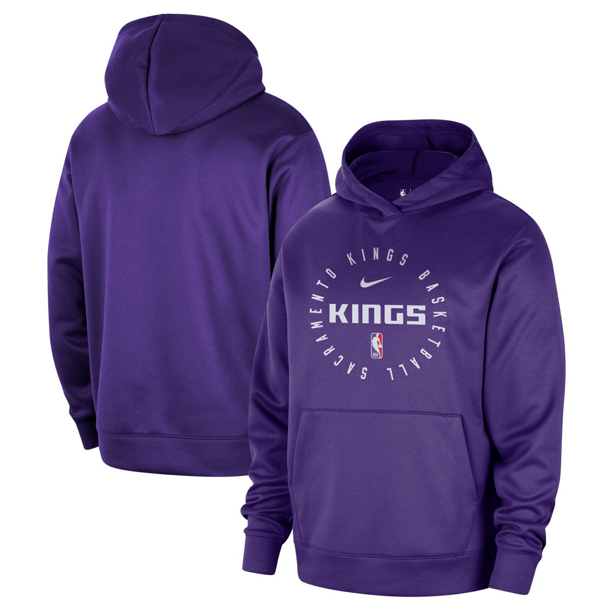 Purple Sacramento Kings 2024/25 Spotlight On-Court Practice Performance Pullover Hoodie | NBA