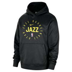Black Utah Jazz 2024/25 Spotlight On-Court Practice Performance Pullover Hoodie | NBA