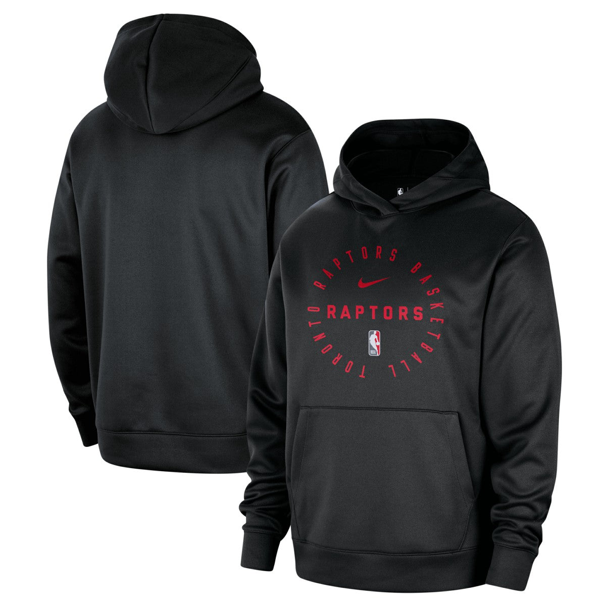 Black Toronto Raptors 2024/25 Spotlight On-Court Practice Performance Pullover Hoodie | NBA