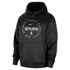 Black San Antonio Spurs 2024/25 Spotlight On-Court Practice Performance Pullover Hoodie | NBA