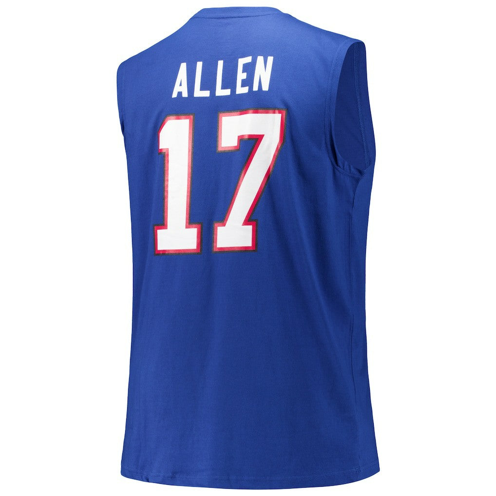 Buffalo Bills Josh Allen  Big & Tall Muscle Tank Top | NFL New