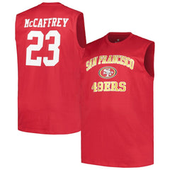 San Francisco 49ers Christian McCaffrey  Big & Tall Muscle Tank Top | NFL On sale