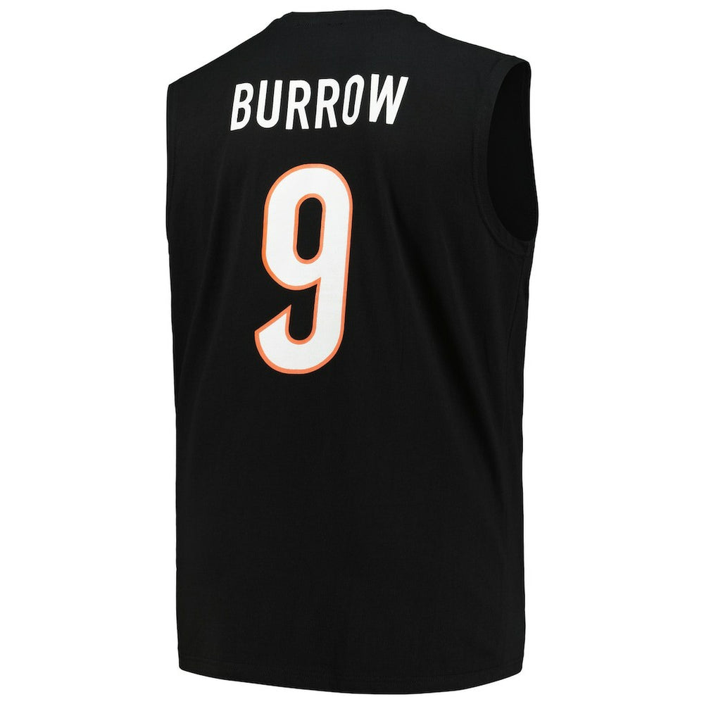 Cincinnati Bengals Joe Burrow  Big & Tall Muscle Tank Top | NFL Outlet