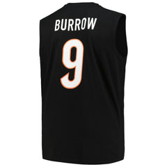 Cincinnati Bengals Joe Burrow  Big & Tall Muscle Tank Top | NFL Outlet