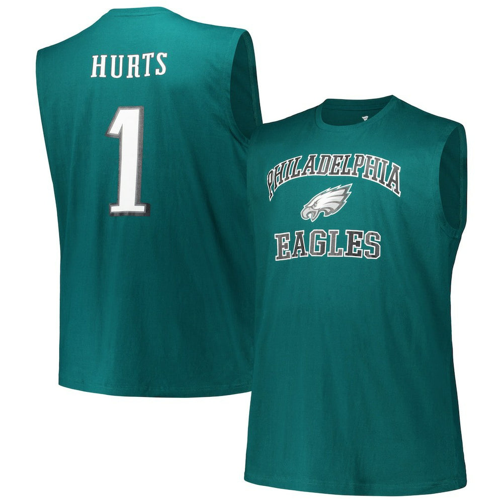 Philadelphia Eagles Jalen Hurts  Big & Tall Muscle Tank Top | NFL New